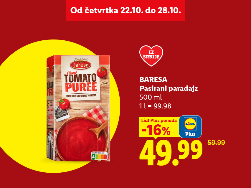 Pasirani paradajz na akciji od 22.10. do 28.10.