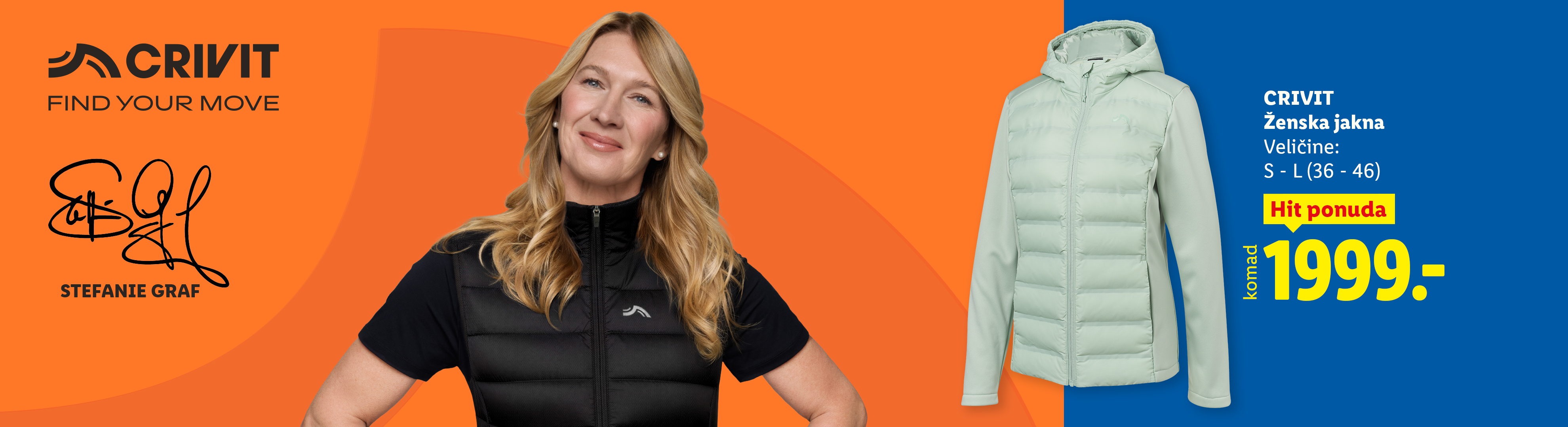 Ženska jakna u svetlozelenoj boji, veličine S-L (36-46), po ceni od 1999 dinara.