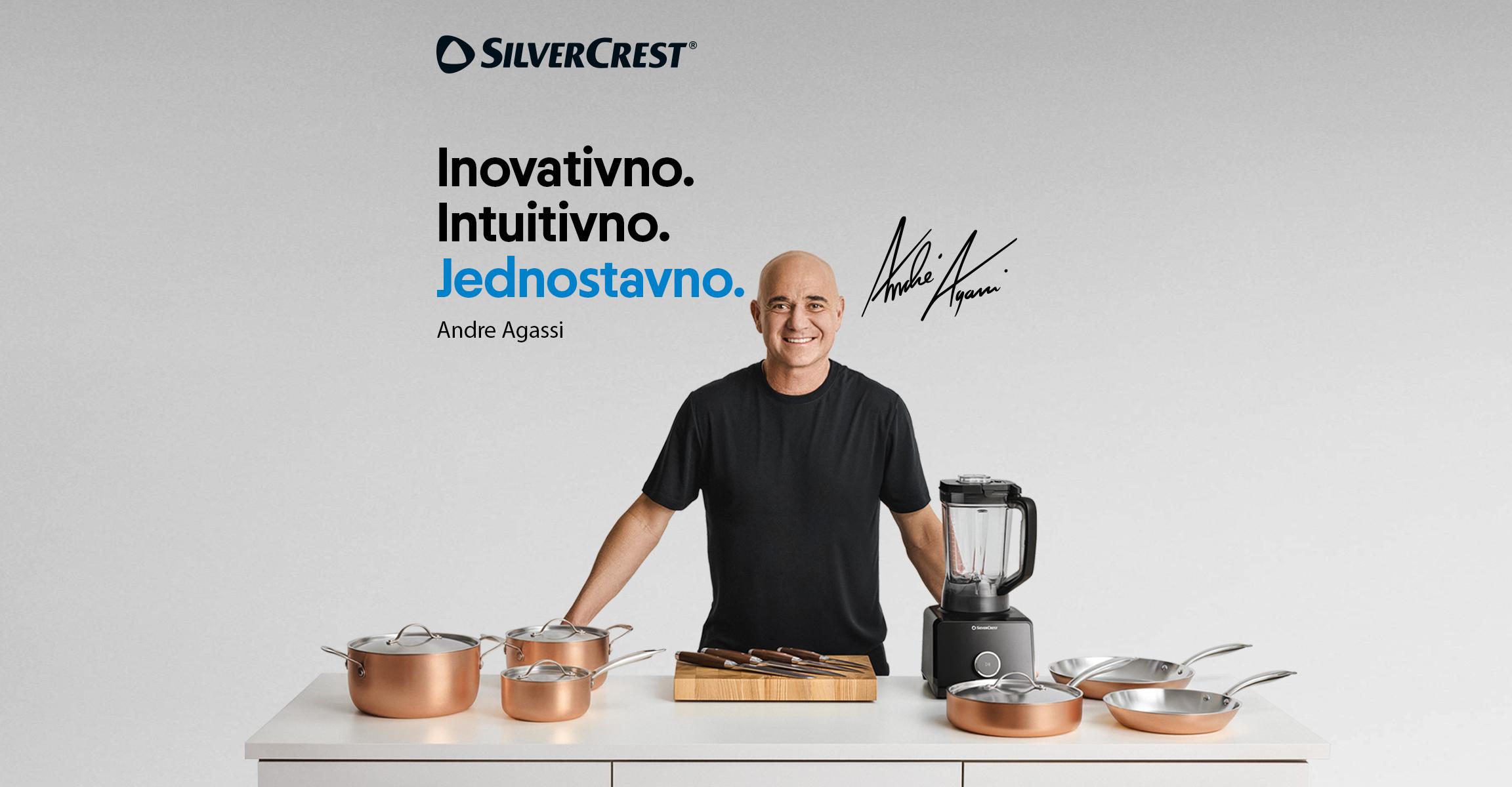 Poznati teniser predstavlja liniju elegantnog bakarnog posuđa, noževa i blendera.