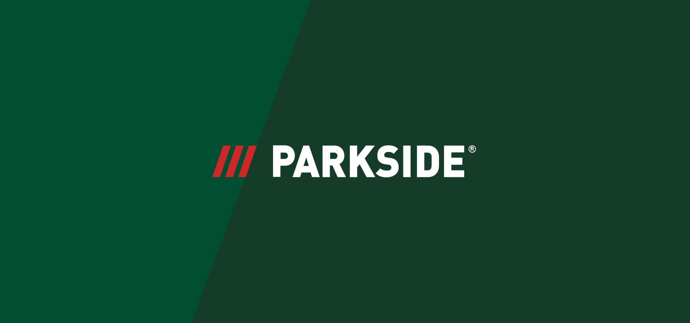 Parkside logo na tamnozelenoj pozadini.